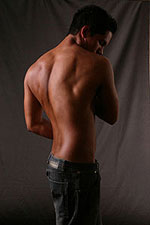 boyish bare back