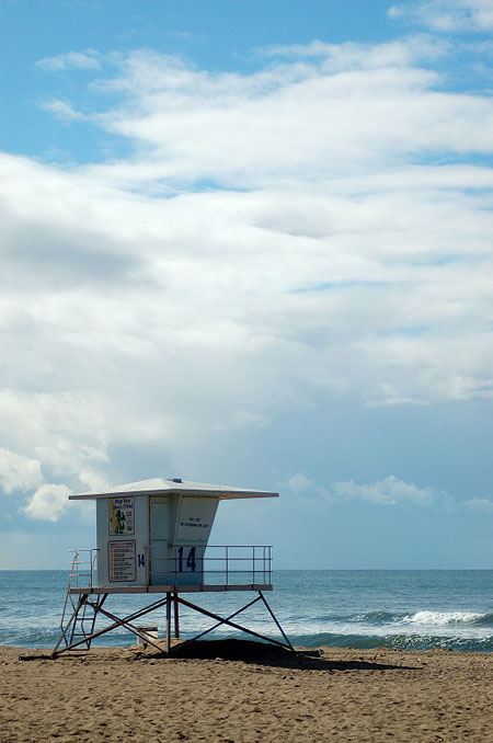 Huntington Beach in February